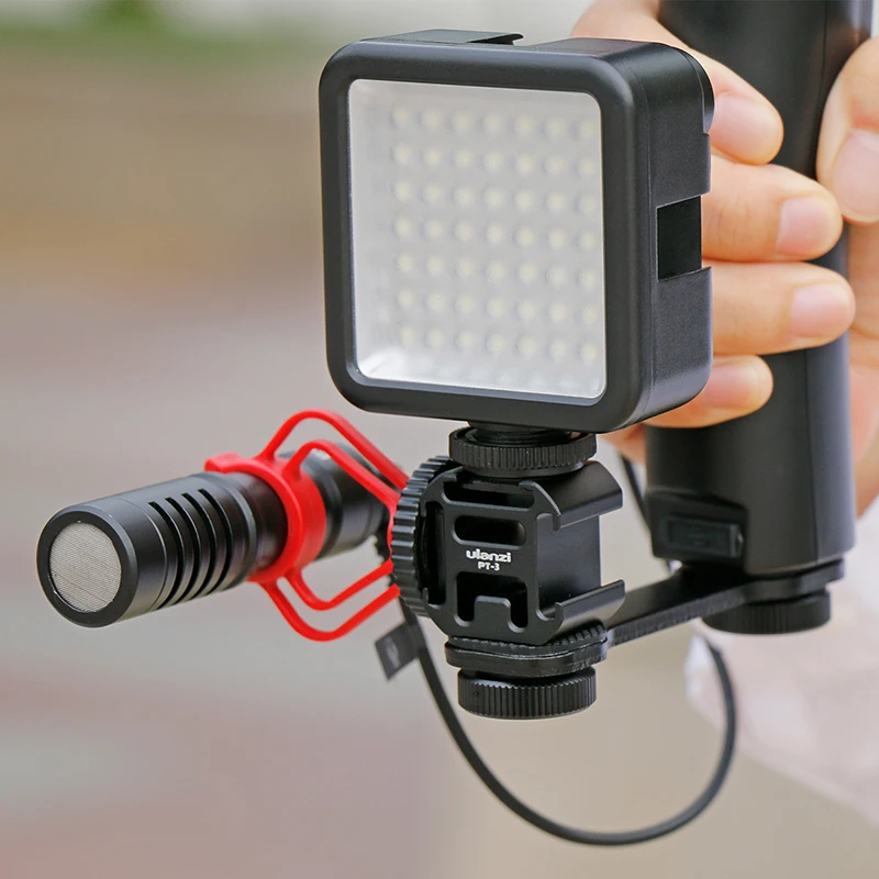 

Ulanzi Smartphone Vlogging Kit for Zhiyun Smooth 4/Smooth Q/DJI OSMO Mobile 2/Feiyu Vimble 2 w BY-MM1 Microphone LED Video Light