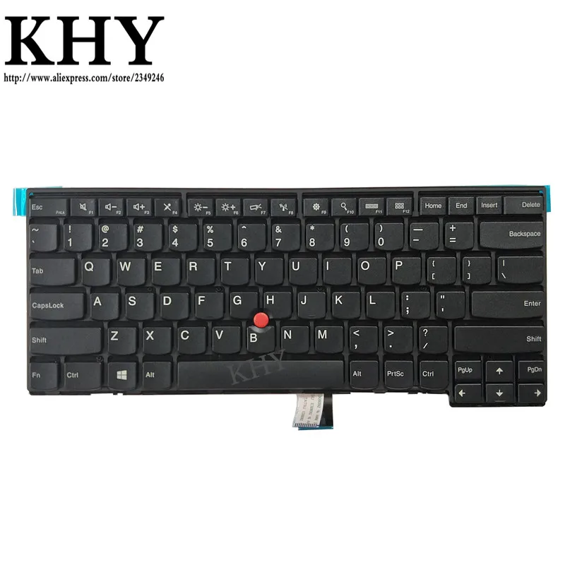 Клавиатура США для ThinkPad L440 L450 L460 T431S T440 T440P T440S T450 T450S T460 04Y0824 04Y0854 04Y0862 04Y0892 00HW906