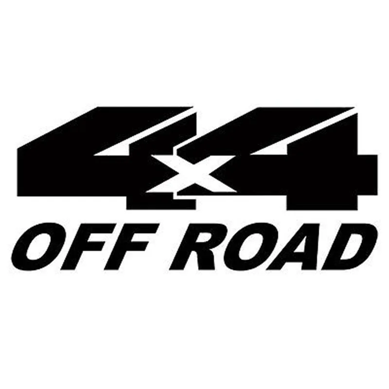 15 5cm 6 9cm 4X4 OFF ROAD Funny Car Sticker Motorcycle Car styling Vinyl Decal Black