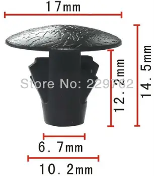 

100PCS Free Shipping Fender Apron Seal Clip For Toyota 90467-10107 2WD & 4WD Tuck 1988-On Auto Plastic Clip Fasteners For Cars
