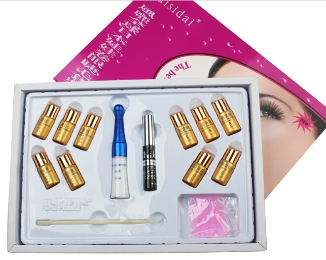 Eyelash Lashes Curling Perming Curler Extra Longer Glue Perm Box Kit