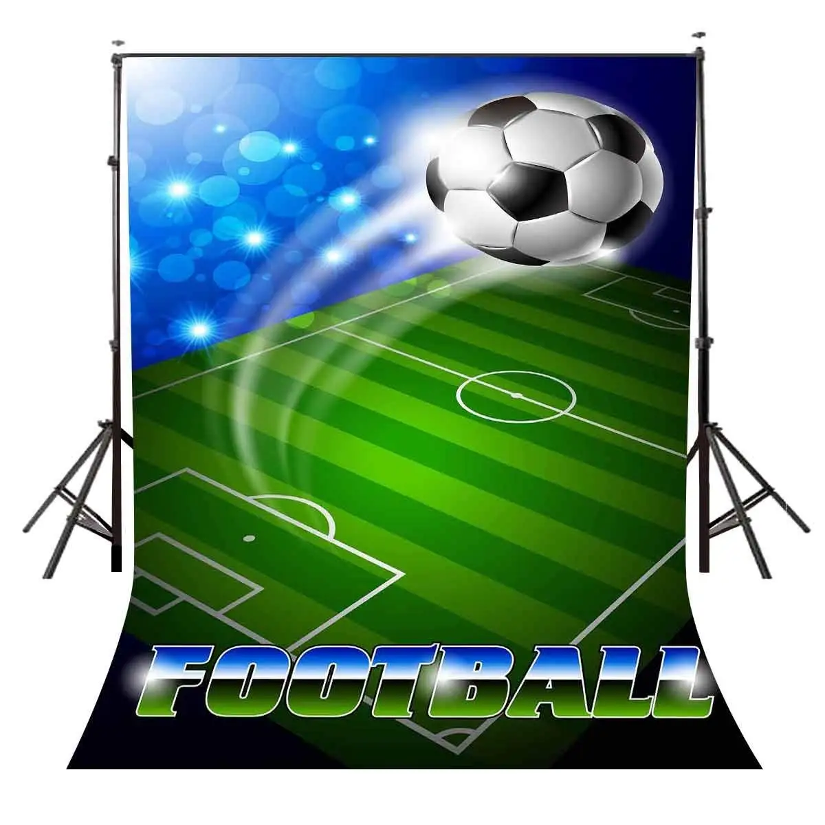 

150x220cm Football Field Poster Backdrop Beautifully Dynamic Football Field Photography Background