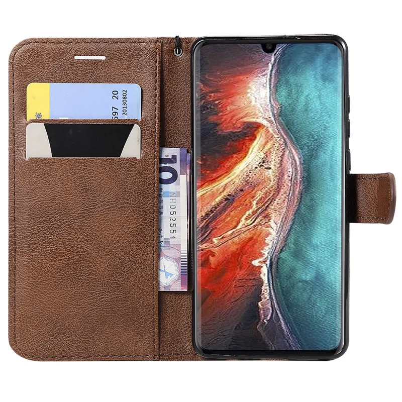 For Huawei P30 Case PU Leather Magnetic Flip Wallet Phone Cover For Huawei P30Pro Case Business Wallet Credit Card Book Coques (9)