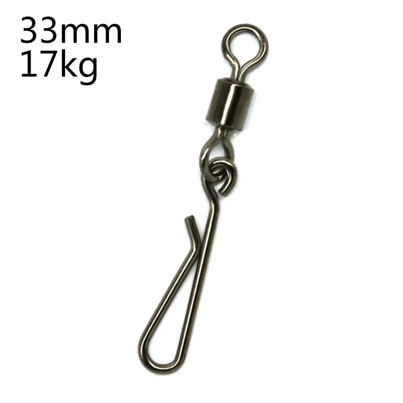 

Fishing Line Solid Ring Connector Fishing Hook 20pcs/Lot Practical Fish Snap Fishing Tackle Alloy