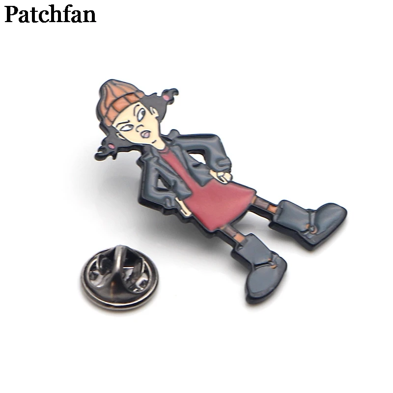 Patchfan рекес цинк мультфильм булавки для мужчин женщин para рубашка Шарм пальто одежда рюкзак аксессуары медаль значки Броши A2032