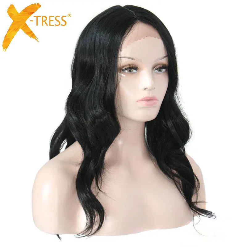 X-TRESS Long Body Wave Side Parting 24