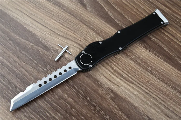 OTF походный складной нож VI 6 D2 лезвие, с алюминиевой ручкой кемпинга выживания на открытом воздухе EDC тактический охотничий инструмент ужин кухонный нож