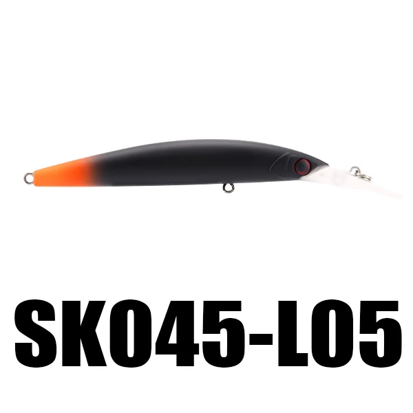 SeaKnight SK045 гольян 16,3 г 110 мм 0-2,5 м рыболовная приманка 1 шт. жесткая приманка плавающая Рыболовная Приманка VMC крючок морская речная Озеро Рыбалка - Цвет: Черный