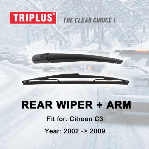 Rear Wiper Arm With Blade For Citroen C3 Mk1 (20022009) 1pc 14" 350mm