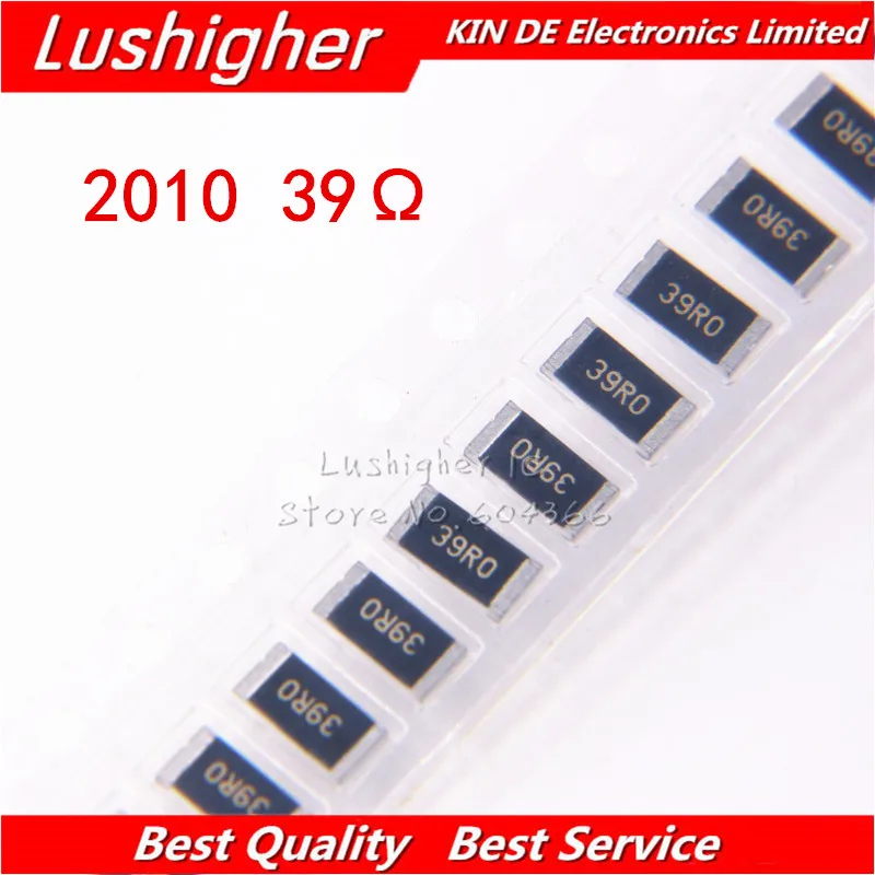 100 шт. 2010 SMD резистор 3/4W 1% 39R 39 Ом 39ohm 39R0 390 | Электронные компоненты и принадлежности
