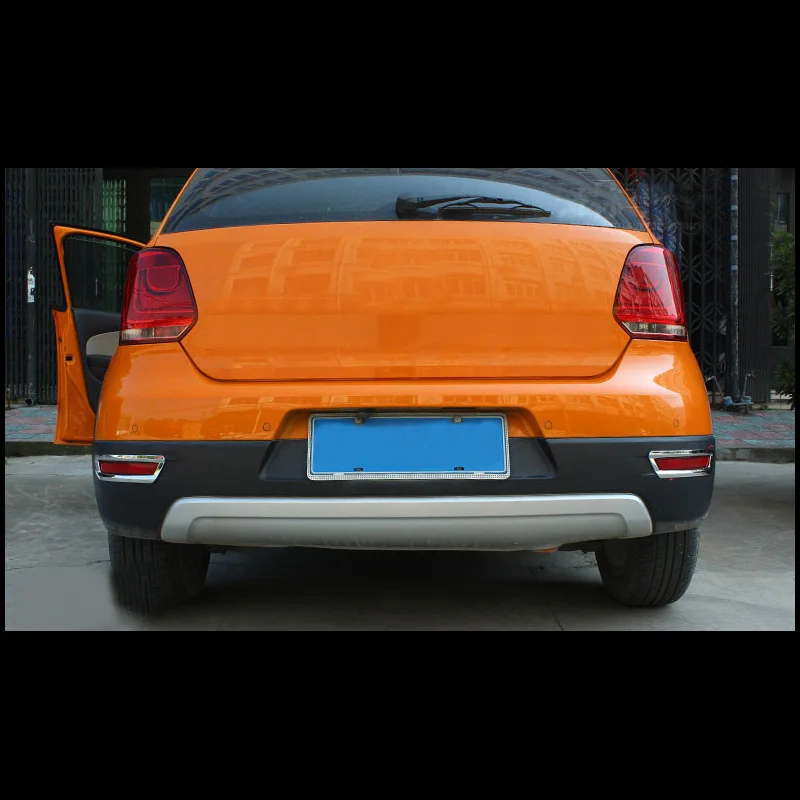 Авто Стайлинг ABS хром передняя задняя противотуманная фара Накладка для VW Volkswagen