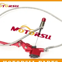 Рычаг гидравлического сцепления Главный цилиндр для грязного велосипеда велосипед ямы мотокросса использовать серебряный цвет 1200 мм