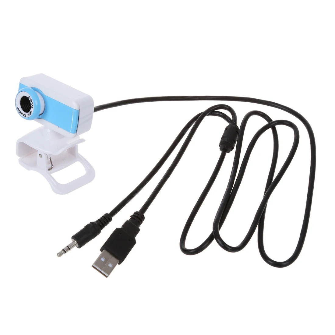 USB клип 50,0 мегапиксельная веб-камера Веб камера с микрофоном синий белый для портативных ПК
