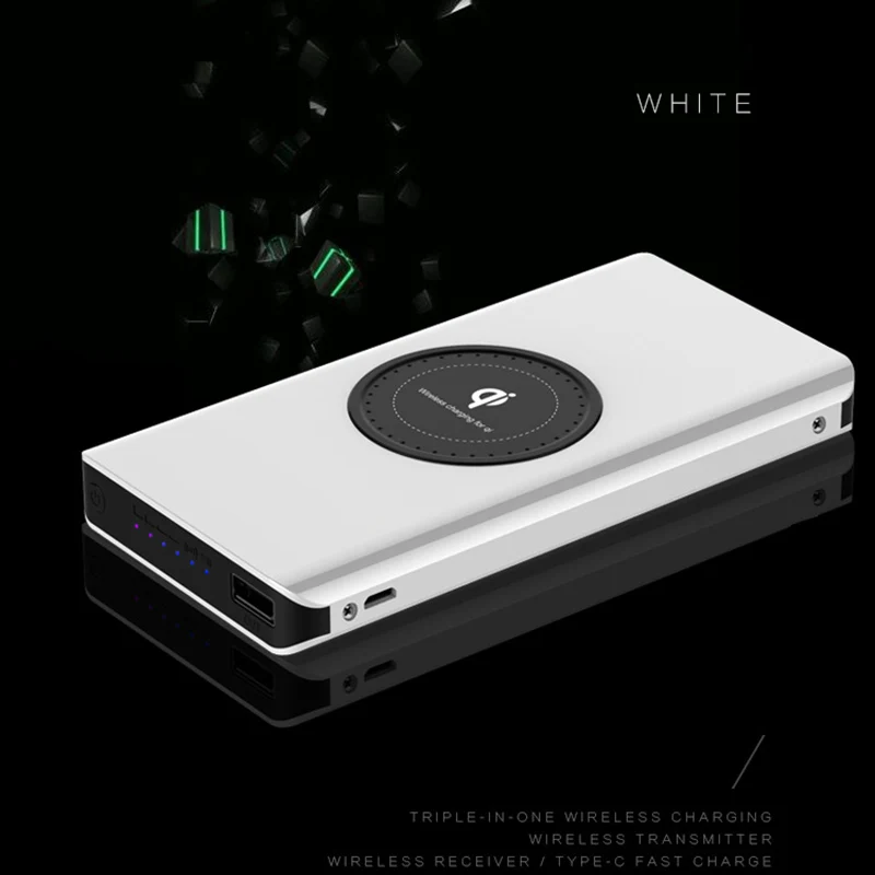 Qi Wireless Charger Power Bank 20000mAh For iPhone X 8 Plus Samsung Note 8 S9 S8 Plus Poverbank USB Mobile Phone Battery Charger Qi Wireless Charger Power Bank 20000mAh For iPhone X 8 Plus Samsung Note 8 S9 S8 Plus Poverbank USB Mobile Phone Battery Charger