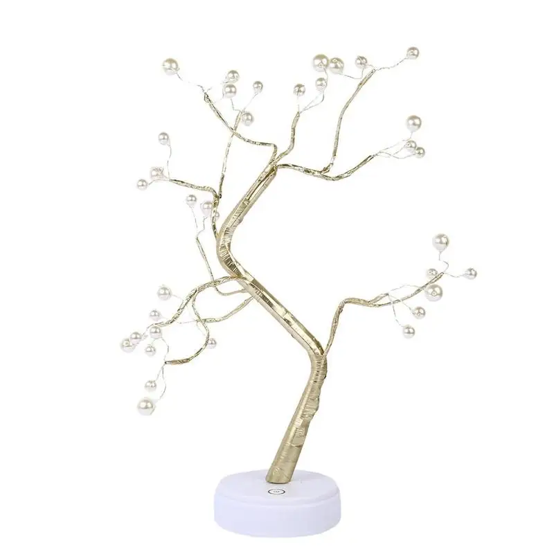 

36LED Starry String Lights Pearl Tree Holiday Party Decoration Fairy Lamp