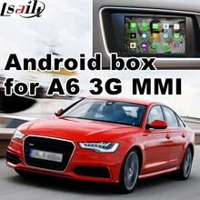 Android 6.0 GPS navigation box for Audi A6 A7 3G MMI system video interface box mirror link youtube facebook HD video play