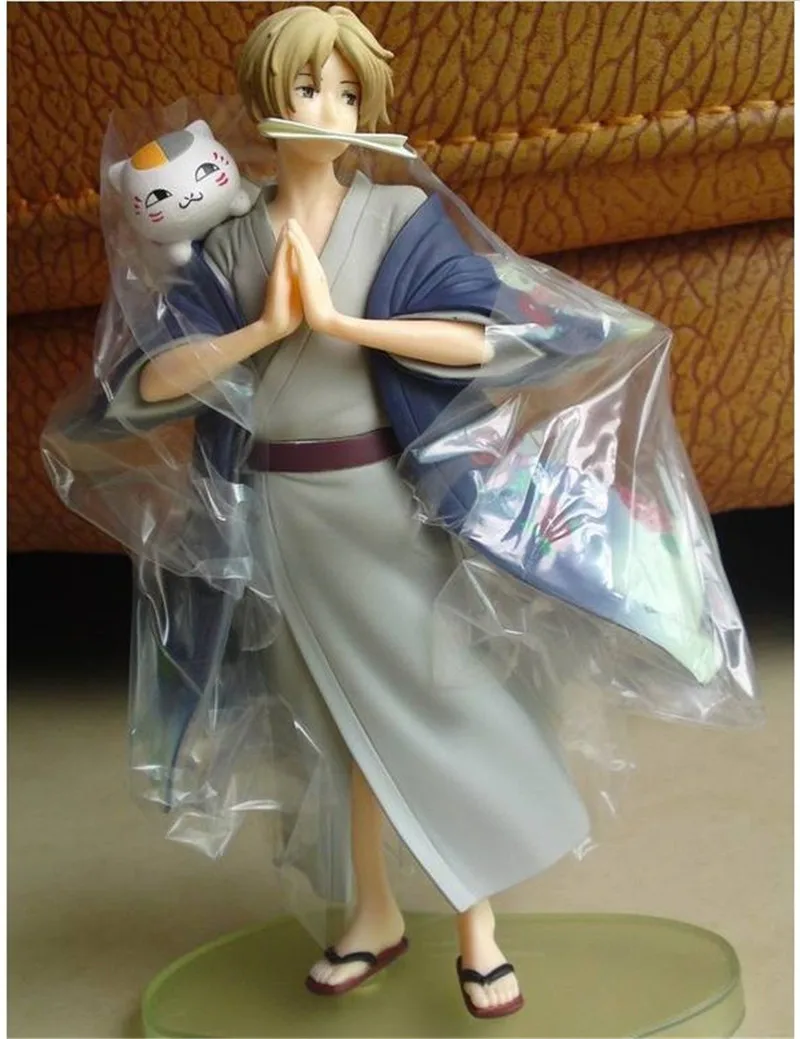 Anime Natsume Yuujinchou Nyanko Sensei Takashi Cat Neko PVC Action Figure Model Toys Cute Figuras Dolls Gift 20cm  (1)