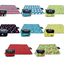 Кемпинг Туризм пляж утолщаются большие водонепроницаемые коврики для улицы 200x150 см коврики для пикника