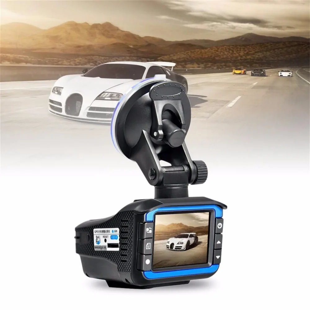 

VGR-33 Multifunction Car DVR Video Dash Cam Speed Detector Night Vision Radar Detection 2 Inch HD LCD Display Support 32G TF