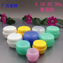 100 шт 5g 5 мл бутылки для многоразового использования путешествия крем-лосьон для лица пластиковый косметический контейнер Пустая палитра банка для пищевых продуктов 6 цветов
