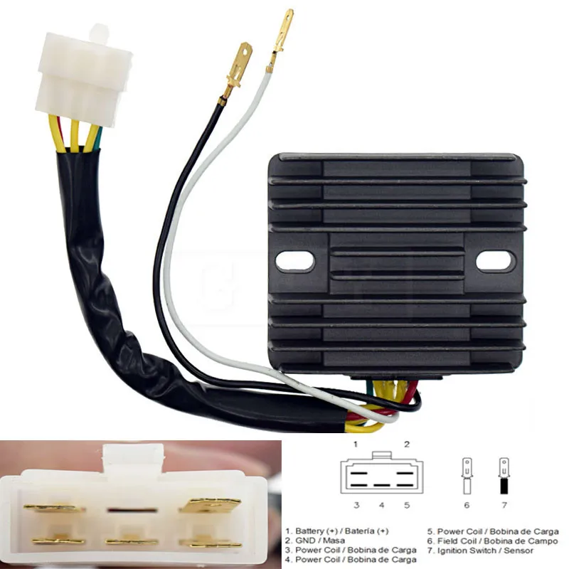 

For Honda CB350 CB400 CB500 CB550 CB750 A F K K1 CB350F CB400F CB500K CB550F CB550K CB550K1 CB750F Voltage Regulator Rectifier