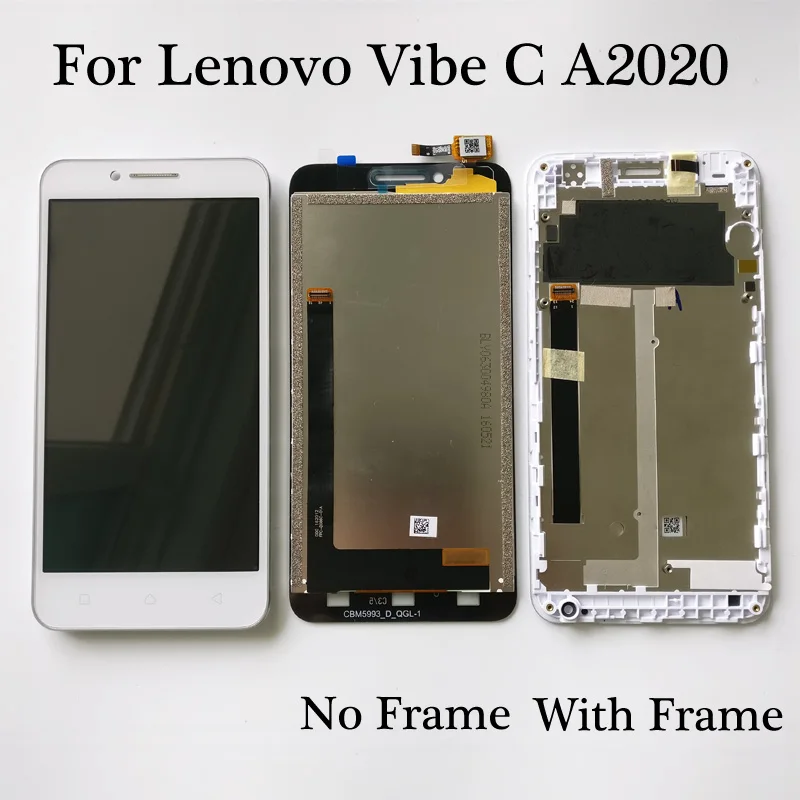 ЖК-дисплей и сенсорный датчик в сборе для Lenovo Vibe C A2020 A2020a40 | Мобильные телефоны