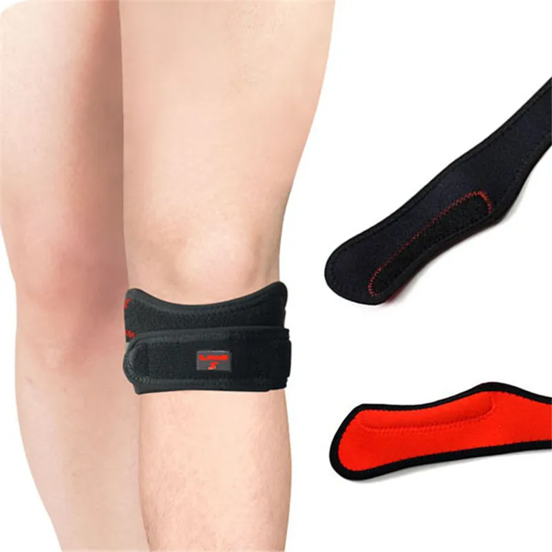 

2017 Knee Pads Elastic Knee Belt Knee Brace Strap Protector Training Supports Prevent Men women Sport Injury Kneepad May24
