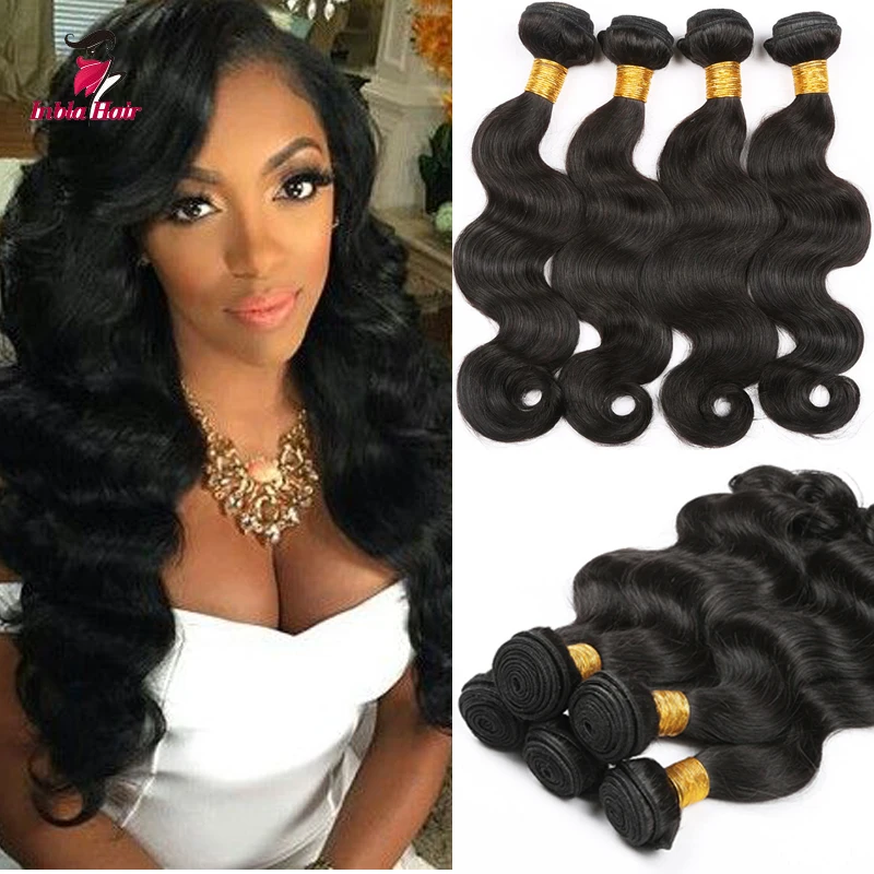7A Peruvian Virgin Hair Body Wave 4 Bundles Peruvian Hair Weave Bundles