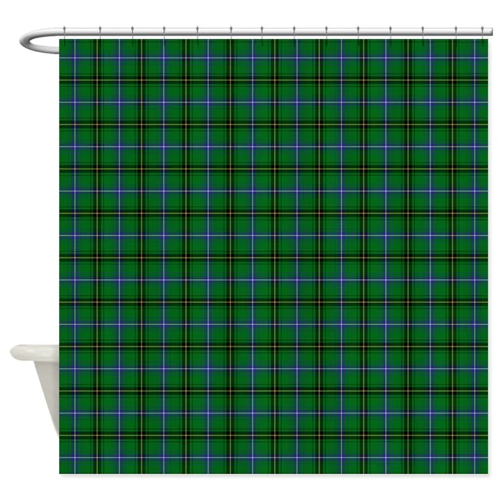 Henderson Scottish Tartan Shower Curtain - Decorative Fabric (69&quotx70&quot) | Дом и сад