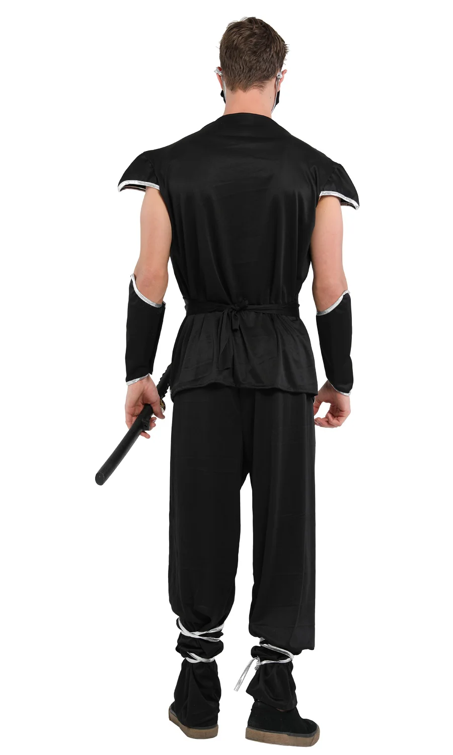 Halloween Cool Man Ninja Costumes, Hokkaido Samurai Suit, Japanese