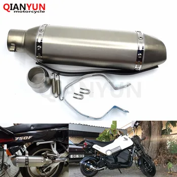 

for Motorcycle parts Exhaust Universal 51mm Stainless Steel Motorbike Exhaust Pipe For Honda VFR 750 800 VTR1000F CBF1000