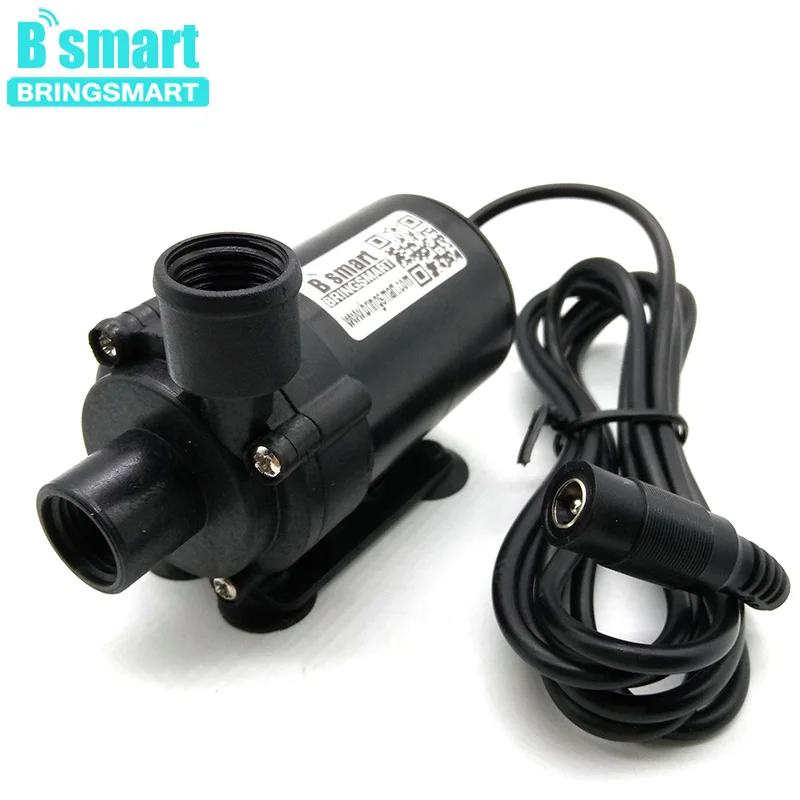 Bringsmart SR-660C 420-750L/ч 3,5-7 м 12 В DC бесщеточный водяной насос 1/4 ''оборота Booster погружной насос фонтана 24 В самовсасывания