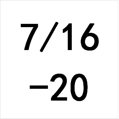 1 шт. 7/16-14 16 18 20 24 27 28 32 36 40 UNC UNS UNF HSS правый ручной кран TPI резьбонарезные инструменты для обработки пресс-форм - Цвет: 20 UNF