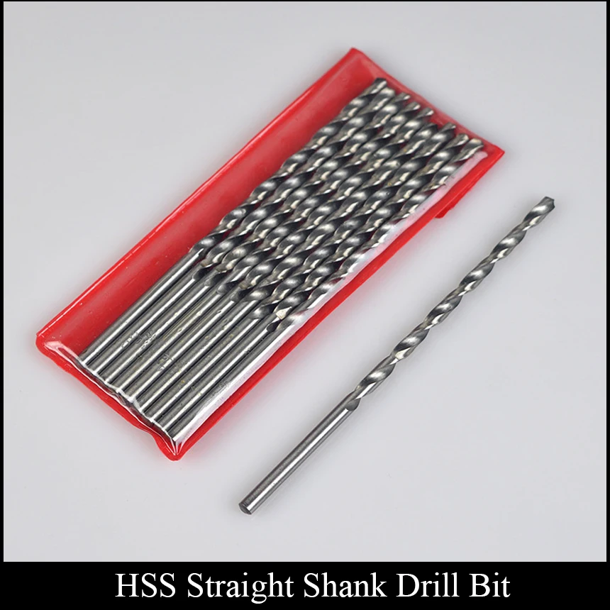 10.5mm 10.6mm 10.7mm 10.8mm 10.9mm 250mm 300mm 350mm 400mm 500mm Metal Wood  High Speed Steel HSS Straight Shank Twist Drill Bit