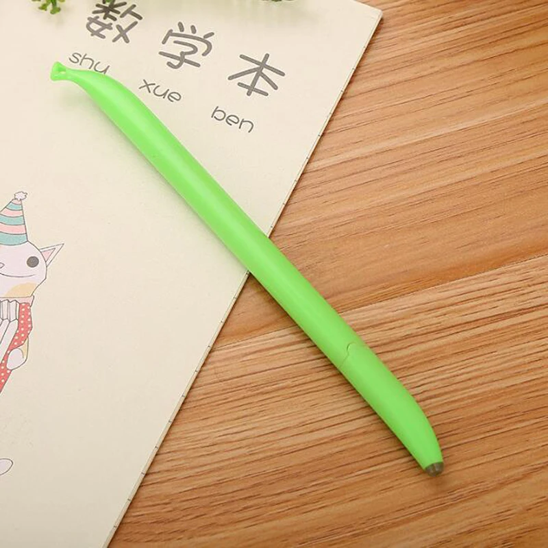 1 шт. Kawaii банан гелевая ручка Симпатичные Фрукты дикие черные ягоды годжи