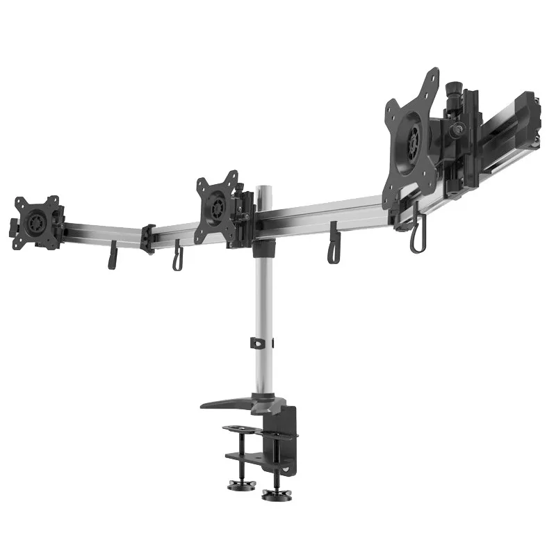 Aluminum Alloy Desktop Clamping/Grommet Triple