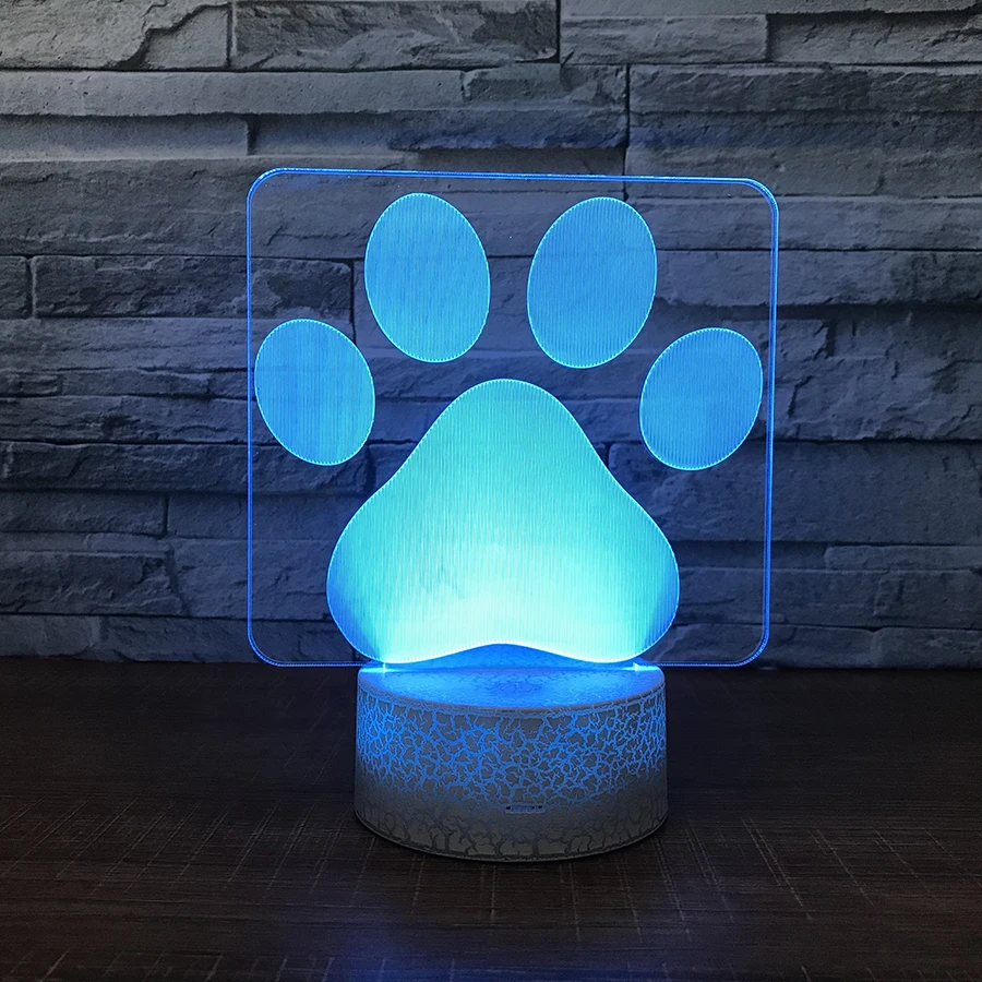 Footprints modle 3D lamp
