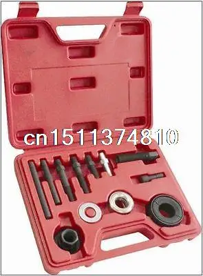 

12 Pc Puller Installer Kit Alternator Power Steering Pulley Remover Tool N008041