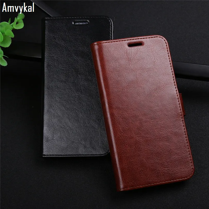 Amvykal для iphone XS XR samsung S10 S10e S9 S8 A6 A8 A9 J4 J6 Plus Note 9 8-портмоне с застежкой для телефона Бизнес кожаный чехол-портмоне с функцией подставки