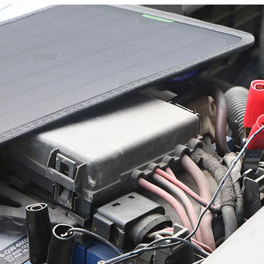 12V Портативное зарядное устройство на солнечной батарее для автомобиля комплект