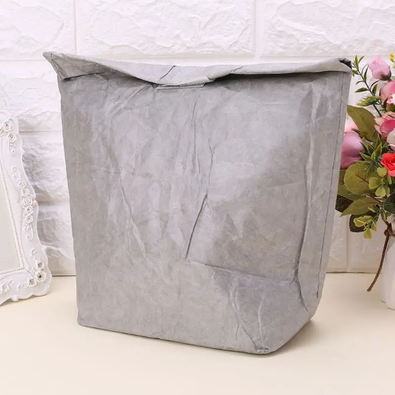 

Kraft Paper Snack Lunch Bags Reusable Insulated Thermal Merchandise Grocery Bag Cooler Food Insulation Holder