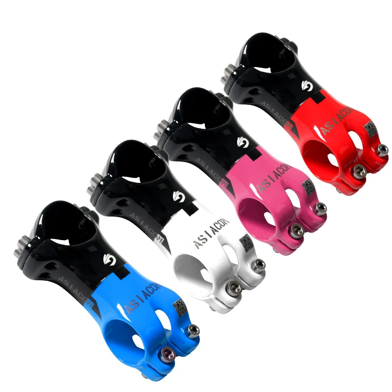 

Newest 4 colors ASIACOM Mountain Road bike UD full carbon fibre stem carbon bicycle stem MTB parts 31.8*70-120mm Free shipping
