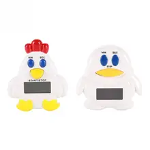 Cartoon Kitchen Timer Cooking Timer Cute Cartoon Electronic LCD Digital Countdown Cooking & Baking Helper Digital Kitchen Timer portable 1 7 lcd digital kitchen timer green white black