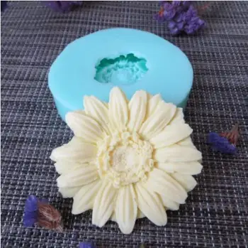 

PRZY HC0094 3D molds Small daisy flowers silicone soap mold flower candle aroma mould soap making moulds resin clay molds