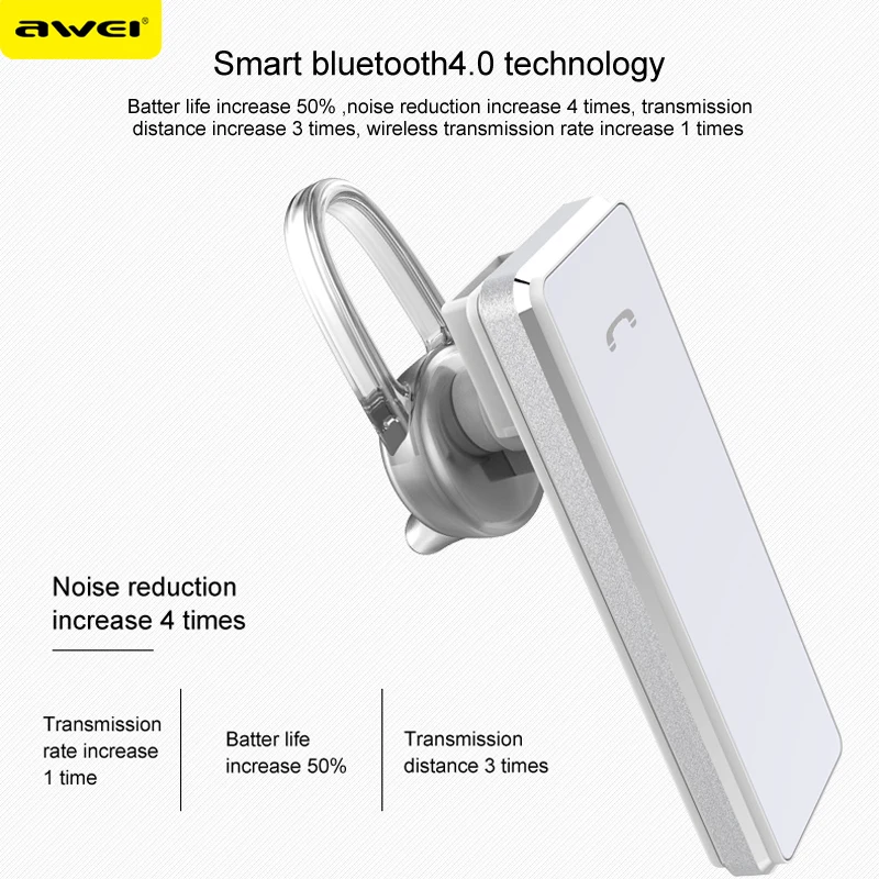 AWEI A850BL Bluetooth V4.0 Беспроводные Hi Fi Стерео Музыку Спорт Наушники Наушники|in-ear