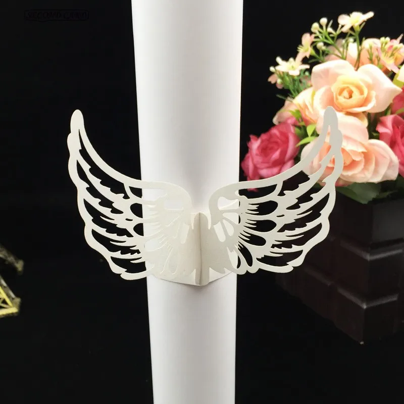 40 шт Милая красочная салфетка с узором ангела кольцо для свадьбы/вечерние/украшения стола вечерние сувениры для гостей праздника