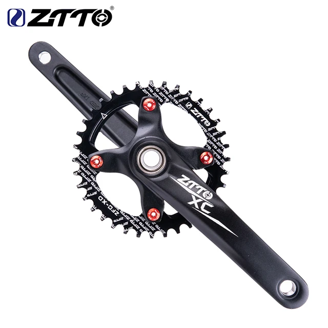 Ztto MTB велосипед BCD 104 Crankset 170 мм Crank 1X система бензопилы одинарная передняя звезда узкий широкий для 1*11 1*10 горный велосипед - Цвет: Crankset 36T