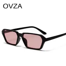 OVZA винтажные прямоугольные солнцезащитные очки мужские женские солнцезащитные очки в стиле ретро Модные узкие очки черные lentes de sol hombre S3015