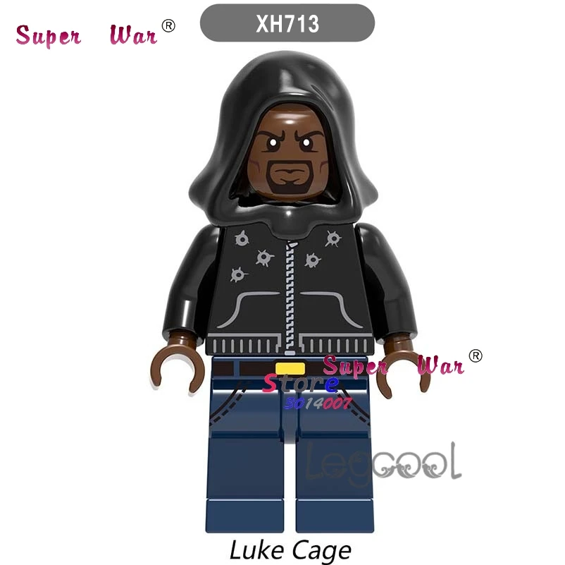

1PCS model building blocks action superheroes Luke Cage hobby for boys party series diy toys for children gifts