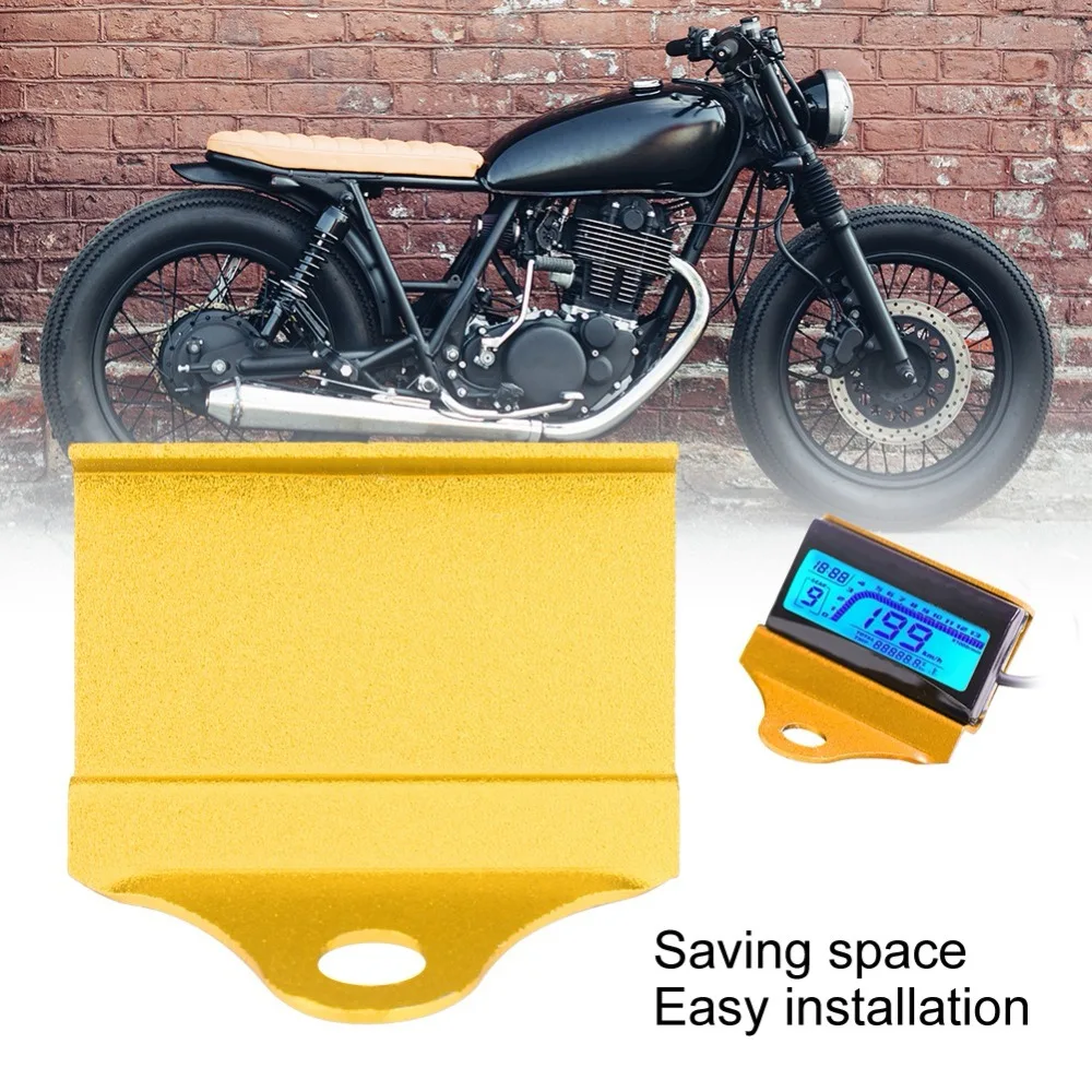

Motorcycle CNC Temperature Meter Voltmeter Thermometer Tachometer Mounting Bracket Universal Motorcycle Meter Bracket